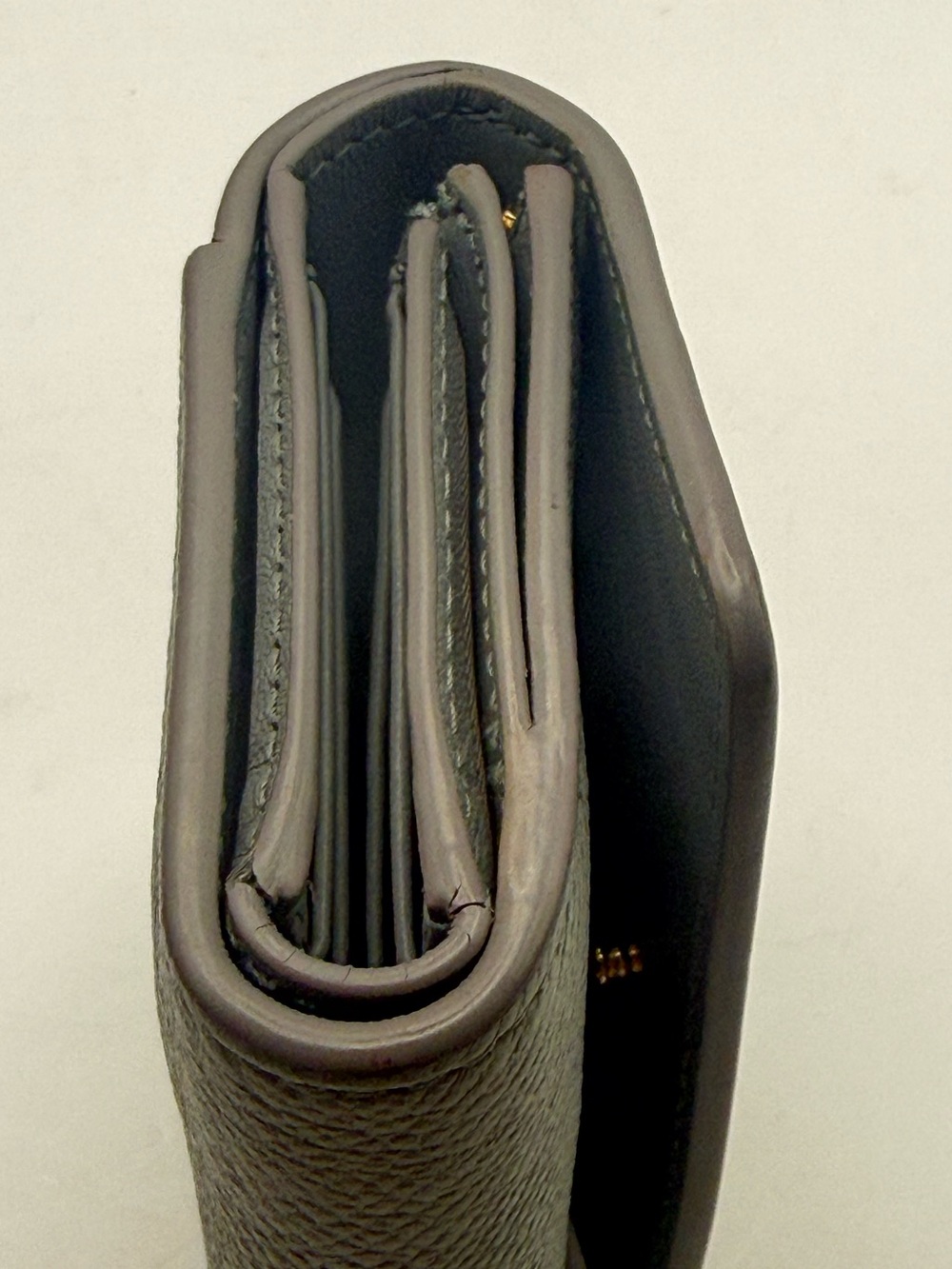 Cloud Blue Calfskin Montaigne Lotus Wallet - Picture 10 of 10
